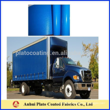 100% polyester fabric with both side coated by vinly pvc for curtain truck cover tent